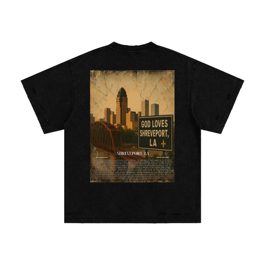 Ratchet To Righteous Limited Edition Heavyweight Snow Washed Hand-Frayed T-Shirt