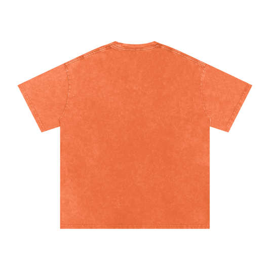 NY Heaven Knockz Return Of The Messiah Snow Washed Oversized Cotton T-Shirt