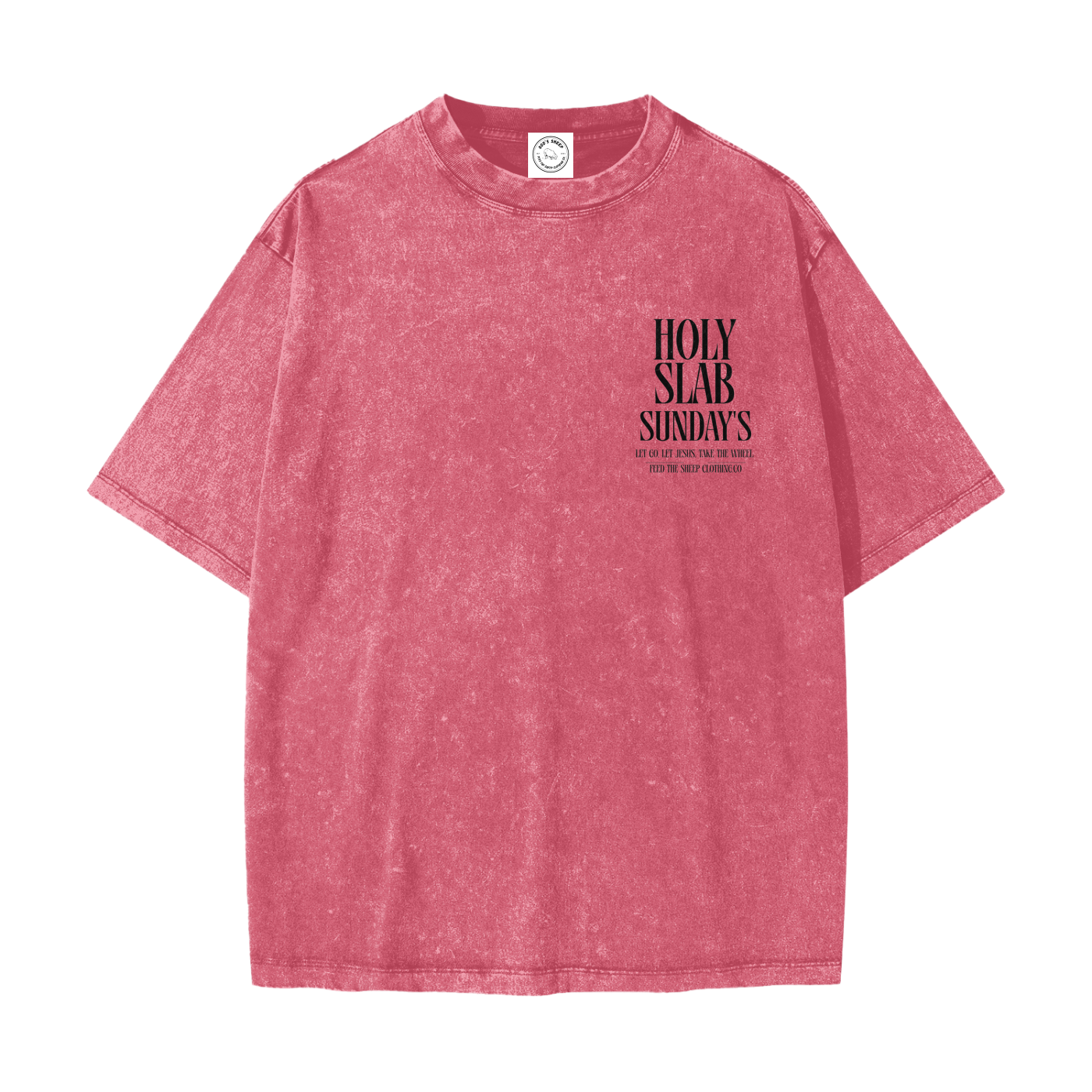 South Side Red Line Heavyweight Snow Washed T-Shirt