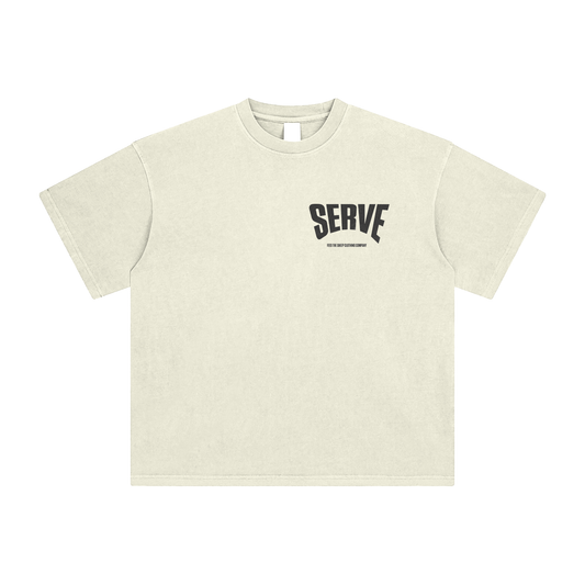 Sunday Supper Graphic  Enzyme Washed T-Shirt