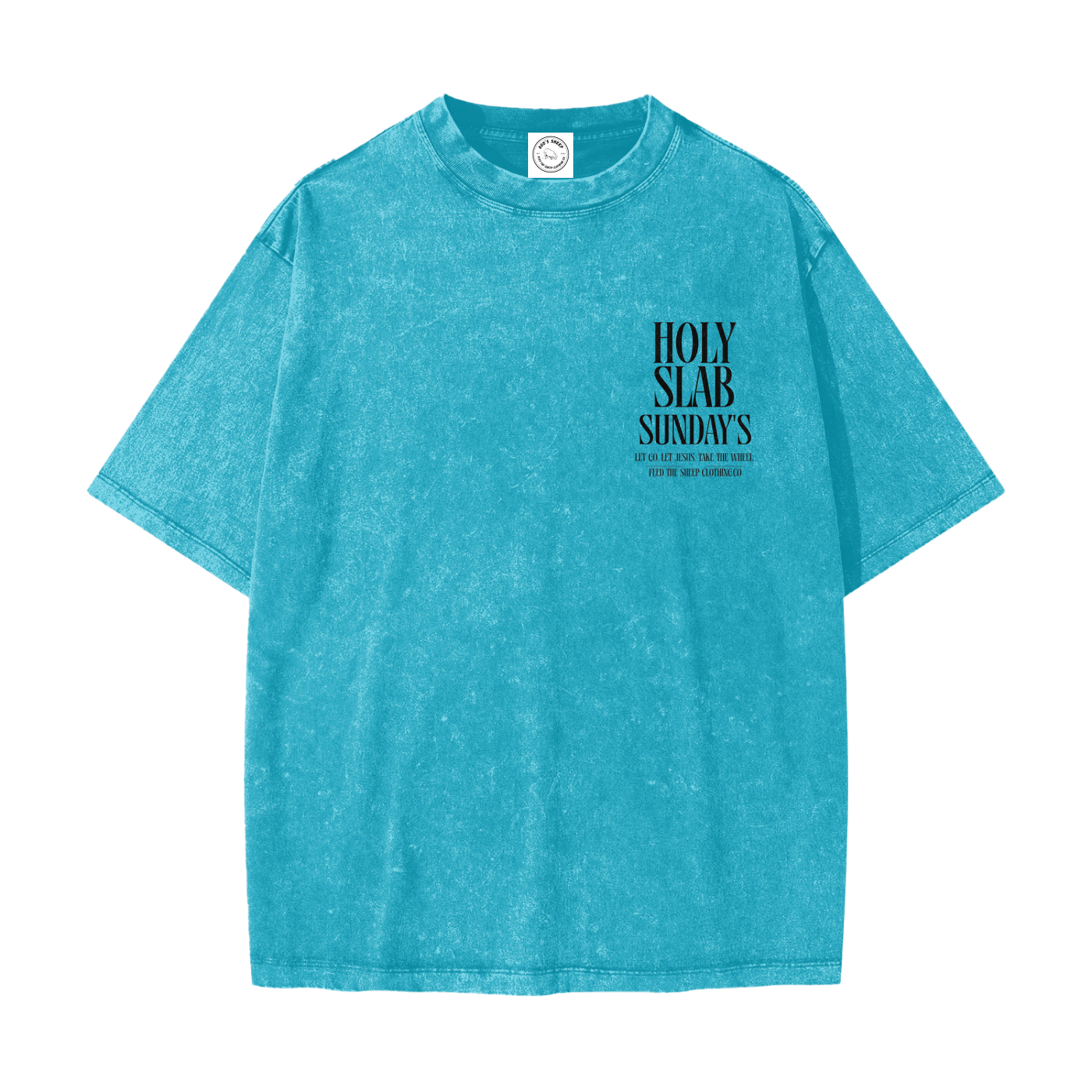 Nawfside Blue Line Heavyweight Snow Washed T-Shirt